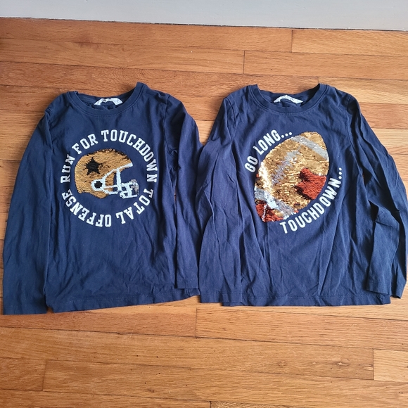 H&M boys long sleeve Tee with reversible sequin. - Picture 2 of 9